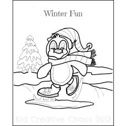 Coloring page: Winter season (Nature) #164487 - Free Printable Coloring Pages