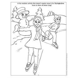 Coloring page: Winter season (Nature) #164517 - Free Printable Coloring Pages