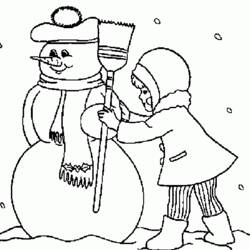 Coloring page: Winter season (Nature) #164520 - Free Printable Coloring Pages