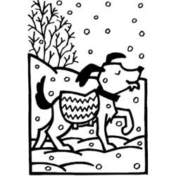 Coloring page: Winter season (Nature) #164536 - Free Printable Coloring Pages