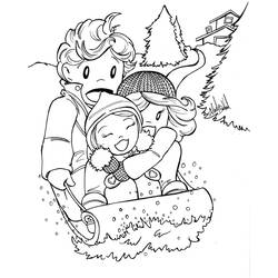 Coloring page: Winter season (Nature) #164543 - Free Printable Coloring Pages
