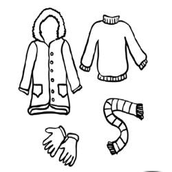 Coloring page: Winter season (Nature) #164554 - Free Printable Coloring Pages
