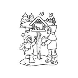 Coloring page: Winter season (Nature) #164562 - Free Printable Coloring Pages