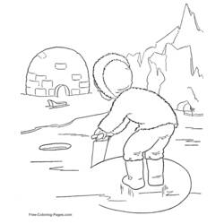 Coloring page: Winter season (Nature) #164570 - Free Printable Coloring Pages