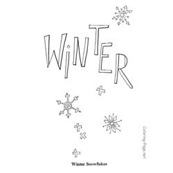 Coloring page: Winter season (Nature) #164580 - Free Printable Coloring Pages