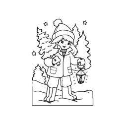 Coloring page: Winter season (Nature) #164586 - Free Printable Coloring Pages