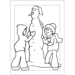 Coloring page: Winter season (Nature) #164589 - Free Printable Coloring Pages