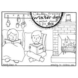 Coloring page: Winter season (Nature) #164596 - Free Printable Coloring Pages