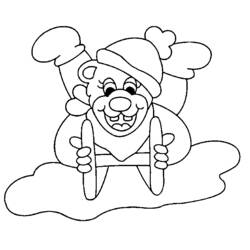 Coloring page: Winter season (Nature) #164620 - Free Printable Coloring Pages