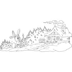 Coloring page: Winter season (Nature) #164621 - Free Printable Coloring Pages