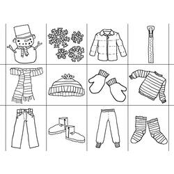 Coloring page: Winter season (Nature) #164628 - Free Printable Coloring Pages