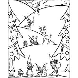 Coloring page: Winter season (Nature) #164659 - Free Printable Coloring Pages