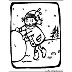 Coloring page: Winter season (Nature) #164685 - Free Printable Coloring Pages