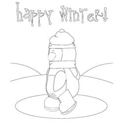 Coloring page: Winter season (Nature) #164699 - Free Printable Coloring Pages