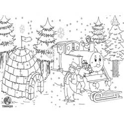 Coloring page: Winter season (Nature) #164701 - Free Printable Coloring Pages