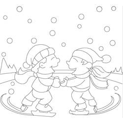 Coloring page: Winter season (Nature) #164702 - Free Printable Coloring Pages