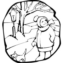 Coloring page: Winter season (Nature) #164717 - Free Printable Coloring Pages