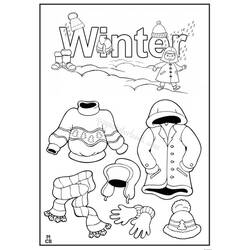 Coloring page: Winter season (Nature) #164723 - Free Printable Coloring Pages