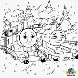 Coloring page: Winter season (Nature) #164724 - Free Printable Coloring Pages