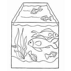 Aquarium (Objects) coloring page #184551 to print and color