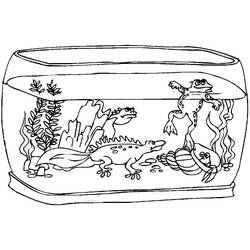 Aquarium (Objects) coloring page #184552 to print and color