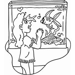 Aquarium (Objects) coloring page #184558 to print and color