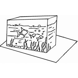 Aquarium (Objects) coloring page #184562 to print and color