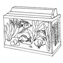 Aquarium (Objects) coloring page #184565 to print and color