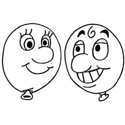Coloring page: Balloon (Objects) #169745 - Printable coloring pages