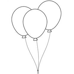 Coloring page: Balloon (Objects) #184795 - Free Printable Coloring Pages