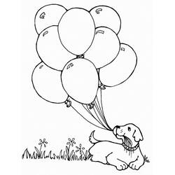 Coloring page: Balloon (Objects) #184803 - Free Printable Coloring Pages