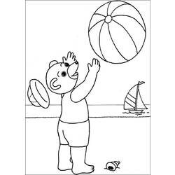 Coloring page: Beach ball (Objects) #168971 - Printable coloring pages