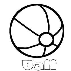 Coloring page: Beach ball (Objects) #169164 - Printable coloring pages