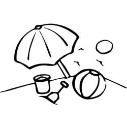 Coloring page: Beach ball (Objects) #169171 - Printable coloring pages