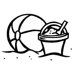 Coloring page: Beach ball (Objects) #169173 - Printable coloring pages
