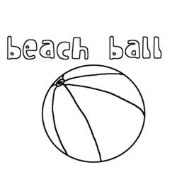 Coloring page: Beach ball (Objects) #169180 - Printable coloring pages