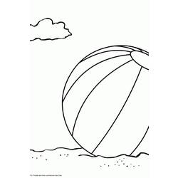 Coloring page: Beach ball (Objects) #169184 - Printable coloring pages