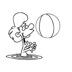 Coloring page: Beach ball (Objects) #169204 - Printable coloring pages