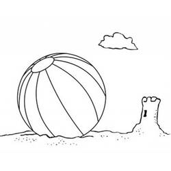 Coloring page: Beach ball (Objects) #169206 - Printable coloring pages