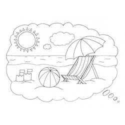 Coloring page: Beach ball (Objects) #169235 - Printable coloring pages