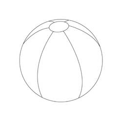 Coloring page: Beach ball (Objects) #169254 - Printable coloring pages