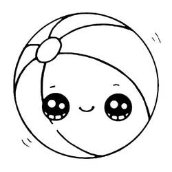 Beach ball (Objects) coloring page #207069 to print and color