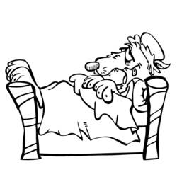 Coloring page: Bed (Objects) #167860 - Free Printable Coloring Pages