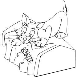 Coloring page: Bed (Objects) #168124 - Free Printable Coloring Pages