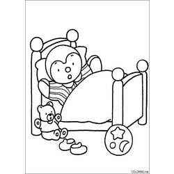 Coloring page: Bed (Objects) #168147 - Free Printable Coloring Pages