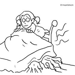 Coloring page: Bed (Objects) #168177 - Free Printable Coloring Pages