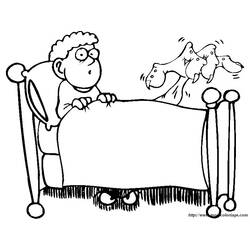 Coloring page: Bed (Objects) #168179 - Free Printable Coloring Pages