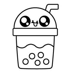 Bubble Tea (Objects) coloring page #221530 to print and color
