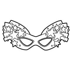 Carnival Mask (Objects) coloring page #216568 to print and color