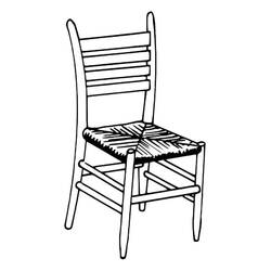 Chair (Objects) coloring page #180449 to print and color